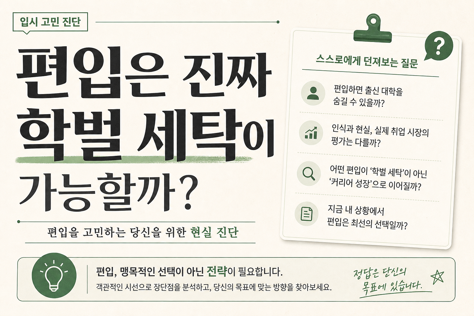 편입으로 학벌 업그레이드가 가능할까? 썸네일